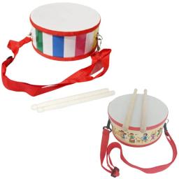 Conjunto de tambor de cintura mão olho coordenação presente aniversário tambor instrumento 2 baquetas educacional sensorial crianças tambor conjunto mão tambor - Image 1