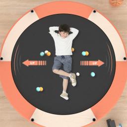 Conjunto de trampolim de ginástica multitamanho para crianças, cama de salto com rede de segurança, presentes de aniversário - Image 2