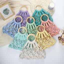 Kit de macramé para iniciante, diy, diy, trabalhos artesanais, uma variedade de cores para escolher, saco oco prático, 1 pc - Image 4