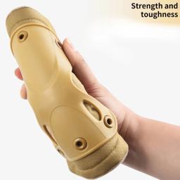 Joelheiras e cotoveleiras esportivas 4 tamanhos, almofada protetora profissional para skate, equipamento de segurança para esportes ao ar livre, alças ajustáveis para homens e mulheres - Image 4