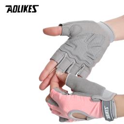 AOLIKES-Luvas Respiráveis de Ginásio, Haltere Fitness, Luvas de Treinamento, Levantamento de Peso, Crossfit, Treino, Esportes, Musculação, 1 Par - Image 3