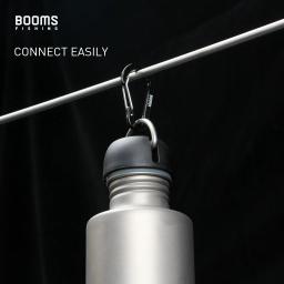 Booms pesca cc1 6 pçs liga de alumínio mosquetão chaveiro acampamento ao ar livre escalada snap clip bloqueio fivela gancho acessórios de pesca - Image 6