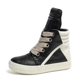 Ro mesmo estilo botas longas de cano alto outono/inverno sapatos masculinos high street nicho vintage motocicleta versátil esporte sapatos casuais me - Image 5