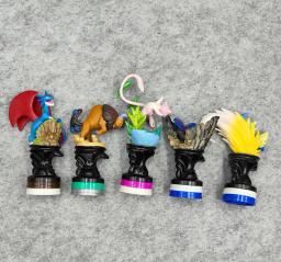 Pokemon Chess Scene Ornament for Kids, Pingente Mágico, Trendy Play, Presente, Banette, Mew, Cinza, Ketchum, Kyogre, Quaxly, Torkoal, 10Pcs Set - Image 6