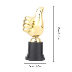 High Thumbs Up Troféu De Plástico, Incentivo De Futebol, Mini Troféus Vitória, Prêmio de Casa, Desktop Decor, 5 ", 1-6Pcs - Image 6