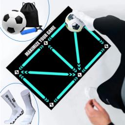 Esteira de futebol para crianças e adultos, antiderrapante, tapete dobrável, equipamento interior e exterior - Image 1