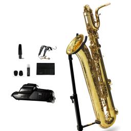 Tone Eb Gold Saxofone Barítono, B886, alta qualidade - Image 1