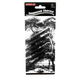 Conjunto lápis desenho bastões carvão comprimido quadrados 6 unidades para artesanato desenho DIY - Image 5