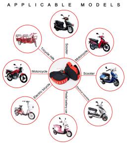 Impermeável e Windproof Motorcycle Handlebar Luvas, regalos Scooter, luvas de mão quente, faixa reflexiva, moto Grip, inverno - Image 4