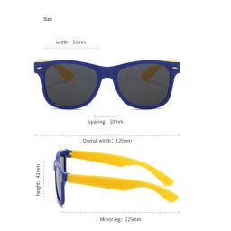 Óculos de sol não polarizados para crianças, óculos de sol flexíveis, óculos UV, ao ar livre, crianças, menino, menina, verão - Image 6