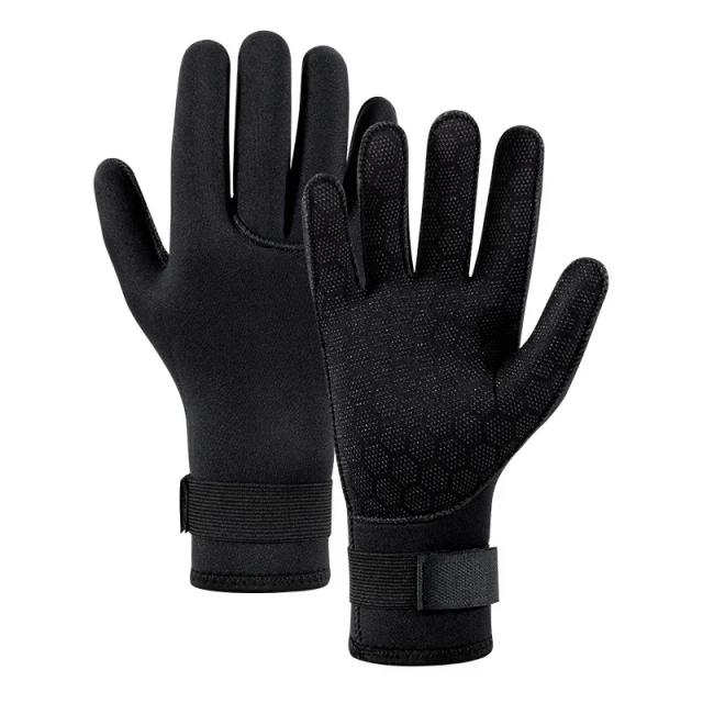 Luvas Térmicas de Neoprene Antiderrapante para Mergulho, Surf e Atividades Aquáticas 3mm