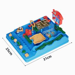 Parque de água jogo de tabuleiro intelectual quebrar através do labirinto menino aventura puzzle crianças brinquedos educativos brinquedos intelectuais - Image 6