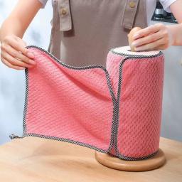 Pano de limpeza de micro fibra, absorção de água, antiaderente, lavagem a óleo, toalha de cozinha, ferramentas domésticas, limpeza, 1pc - Image 4