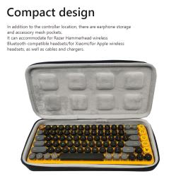 Estojo portátil para teclado, Armazenamento de viagem, Organizer Pouch for Logitech POP Keys, Case de teclado mecânico - Image 3