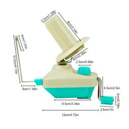 Máquina De Enrolamento De Lã Portátil, bobinador De Fios Pequenos, linha De Bola De Tricô, enrolador De Fibra - Image 6