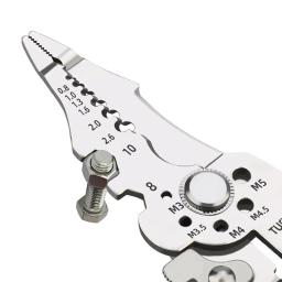 Frisador de fio elétrico ajustável, Cortador de cabo, Ferramenta automática Wire Stripper, Eletricista Multi Stripper, Alicates HandTool - Image 5