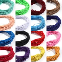 Elastic Cord Beading Threads, Stretch String para Fazer Jóias, Cordões de Fabricação de Tecido, Pulseiras DIY, Pulseiras Trançadas Apx, 1mm, 25 jardas - Image 2