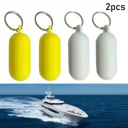 100% novo 2 pçs chaveiro flutuante fender flutuante chaveiro barco de vela marinha flutuador chaveiro substituição acessórios do carro - Image 2