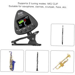Instrumentos de sopro Sintonizador para Saxofone Clarinete, Trompete Flauta Sintonizador, Suporta Mic e Clip-On Tuning Modos, ET 3000W - Image 3
