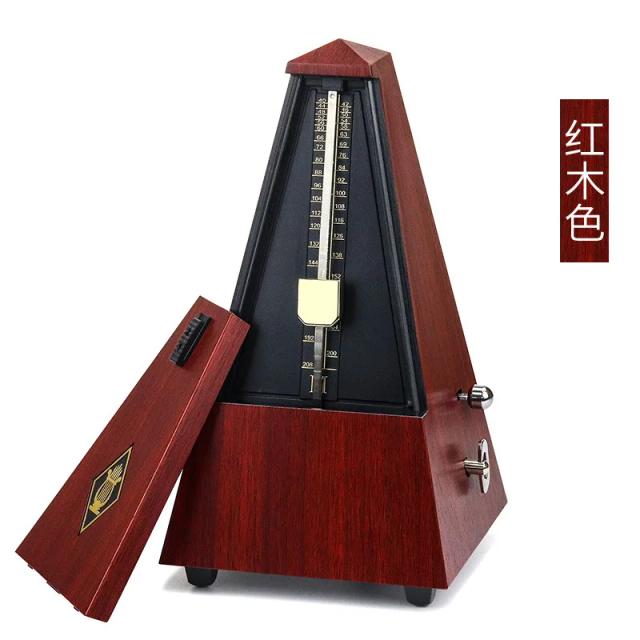 Metrônomo Mecânico Profissional Vintage para Guitarra e Piano com Alta Precisão - Disponível em 3 Cores