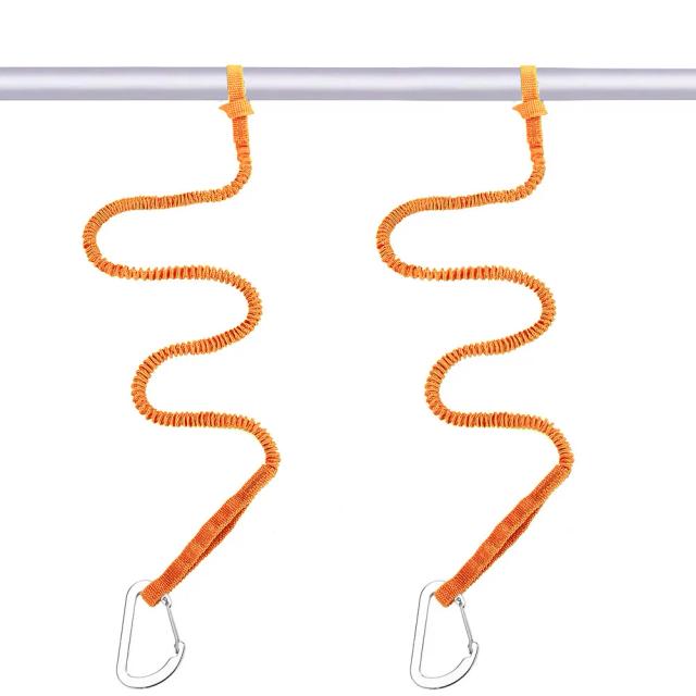 Kit Completo de Acessórios para Caiaque: Conjunto de 2 Peças em Espiral para Remo e Pesca de 5 a 7 Pés