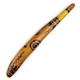 Chuva vara cabaça percussão som instrumento com efeitos sonoros, peruano, indiano, sul-americano, africano - Image 1