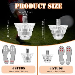 Botas de futebol profissional Studs substituição, acessórios para calçados, sapatos Stud, componente, 13mm, 16mm, 12 pcs - Image 4