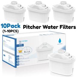 Cartucho De Filtro De Água De Carvão Ativado, Filtros De Jarro Para Água Potável, Remove O Cloro De Fluoreto, Purificação De Água - Image 1