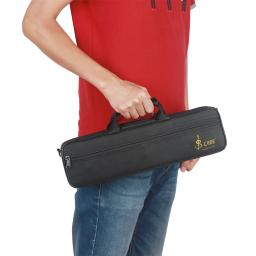 SLADE-Portátil Oxford Cloth Flute Bag, Flauta Caso, Caixa De Armazenamento, Bolsa Com Alça, Acessórios Para Instrumentos De Sopros, 16 Furos - Image 6