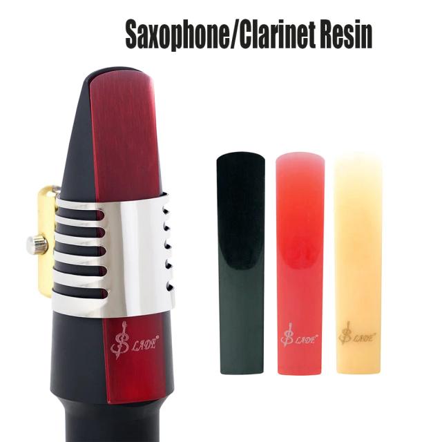 Resinas Sustentáveis para Saxofone e Clarinete - Pacote com 3 Peças para Soprano, Alto e Tenor