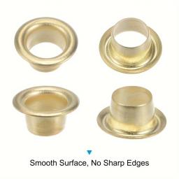 Grommet Ilhó Alicate Set, Ilhó Perfurador Alicate Kit com 100 Ilhós De Metal, Kit de ferramentas para pano de couro, 1 conjunto, 4 em - Image 4
