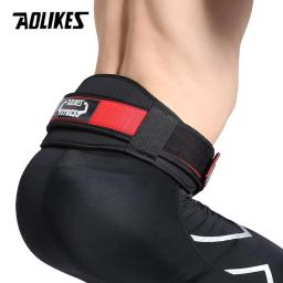 AOLIKES-Cinto de Halterofilismo Ajustável, Cintura e Costas, Haltere de Agachamento, Barbell Deadlift, Treinamento e Fitness - Image 1
