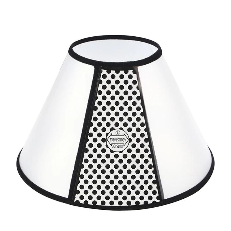 Cão gato cone colar para após a cirurgia anti-mordida lamber cão recuperação collar elizabetano translúcido reutilizável macio cão cone S-3Xl - Image 1