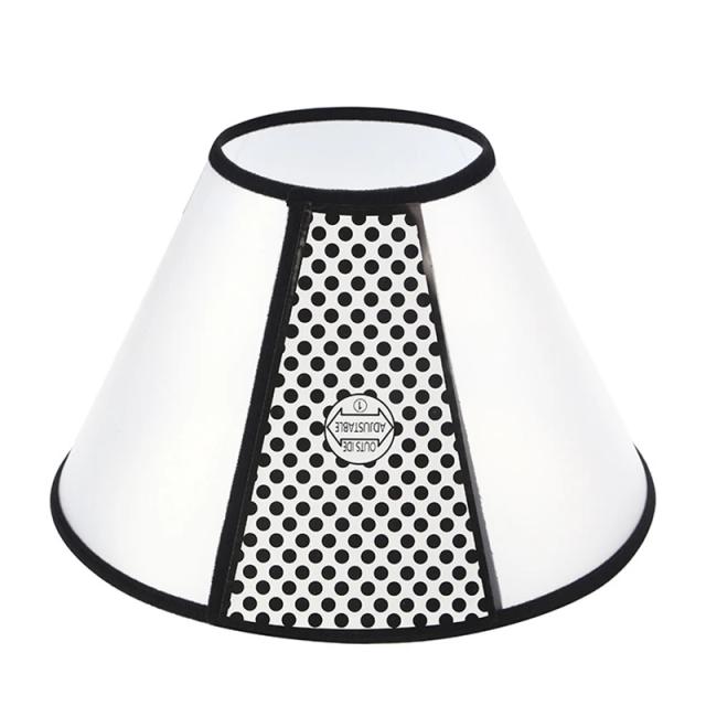Colar Elizabetano Translúcido Reutilizável para Cães e Gatos: Conforto e Proteção Pós-Cirurgia para Evitar Mordidas e Lamparinas - Tamanhos S a 3XL