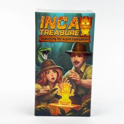 Incan Treasure Quest: Jogo de tabuleiro de estratégia para 3-8 jogadores (a partir de 14 anos) – Bluff, Bet & Race para sobreviver! - Image 1