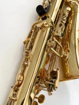 Saxofone Alto profissional com banhado a ouro Shell botão, instrumento musical, 1-1 estrutura, modelo de bronze, original 62 - Image 3