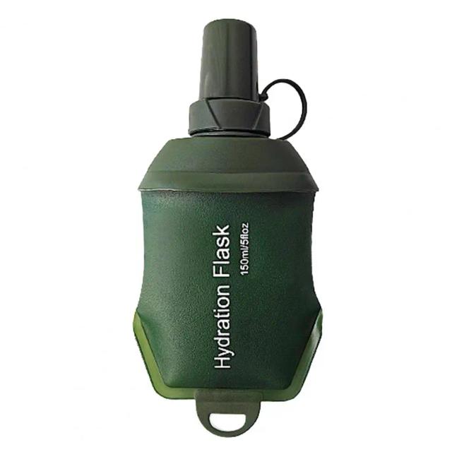 Garrafa de Água Dobrável BPA Livre e Resistente a Vazamentos em TPU para Hidratação em Esportes ao Ar Livre