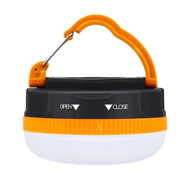 Lanterna Portátil LED à Prova d'Água para Acampamento e Caminhadas - Luzes de Tenda Recarregáveis e Versáteis para Noite e Trabalho