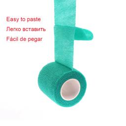 Elastoplast para protetor esportivo, suporte atlético, auto-adesivo, bandagem elástica, envoltório para joelho, dedo, tornozelo, palma, 18 cores - Image 3
