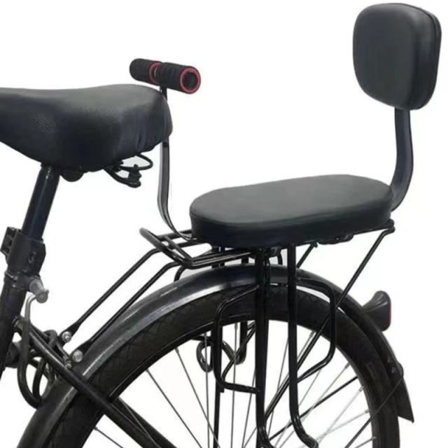Assento de Segurança Traseiro para Crianças em Bicicleta com Braços e Pedais - Ideal para Mountain Bike