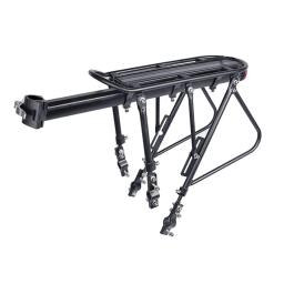 Universal Bike Bagagem Carrier, traseira Bike Rack, fácil de instalar, ajustável, rack de carga para Road Bike, 132-242 lbs Capacidade - Image 1