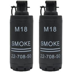 Modelo de granada de airsoft m18, 2 peças, granadas de mão de impacto movidas a mola, brinquedo de plástico, jogo de paintball tático, modelo de dramatização - Image 1
