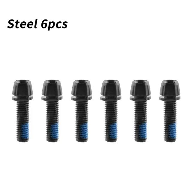 Muqzi Parafusos de Haste M5x17mm Aço Inoxidável e Aço 6 Peças