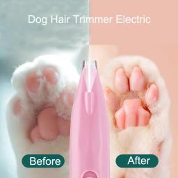 Aparador De Pêlos Do Cão Elétrico Cão Cortador Profissional Pet Pé Aparador De Pêlos Gato Grooming Cabeleireiro Tesoura Butt Ear Pedicator - Image 1