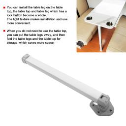 Elevação de perna de mesa ajustável, suporte telescópico dobrável para RV, barco, iate, removível, 510-760mm - Image 4