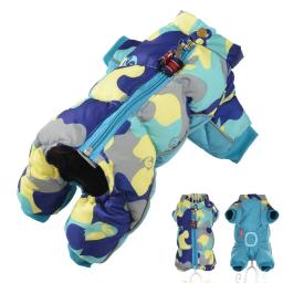 Roupa de inverno para cachorros, casaco de cachorro de estimação impermeável e refletor para cães chihuahua buldogue francês pug - Image 2
