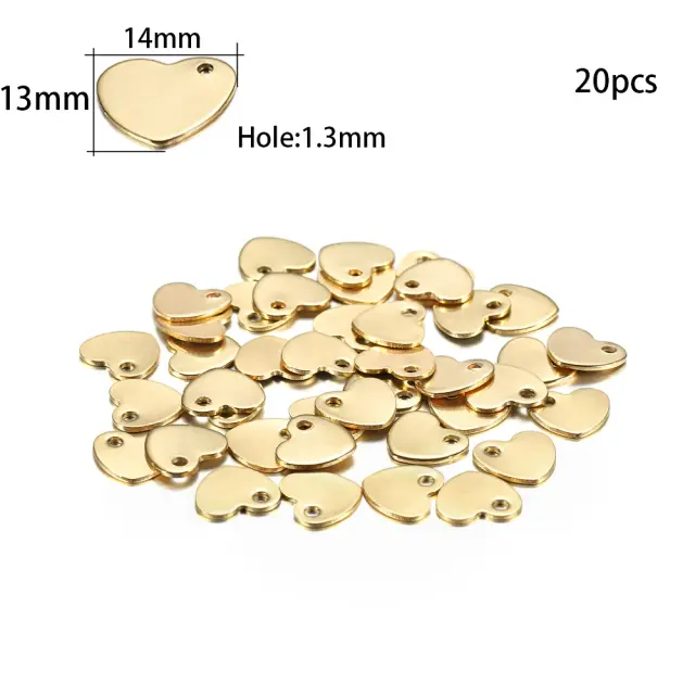 Charmosos Pingentes de Coração Oval em Aço Inoxidável para Personalização de Tags para Cães - Pacote de 10 a 50 Peças para DIY em Joias