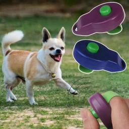 Pet Training Clicker com Elastic Band, Deterrent, Ferramenta De Treinamento De Comportamento, Click Trainer, Controle Para Cães E Gatos - Image 2
