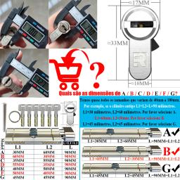 Padrão europeu Anti-Theft Lock Cylinder, porta de entrada ao ar livre, 11 pinos, alta qualidade - Image 6
