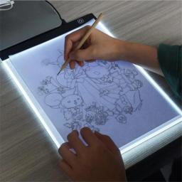 Almofada de luz LED ultra fina para artista, mesa leve, tracing prancheta, pintura diamante, ferramentas de bordado, A4 - Image 1